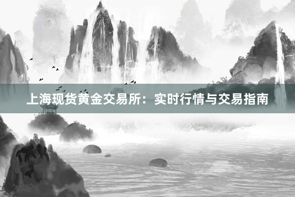 上海现货黄金交易所：实时行情与交易指南
